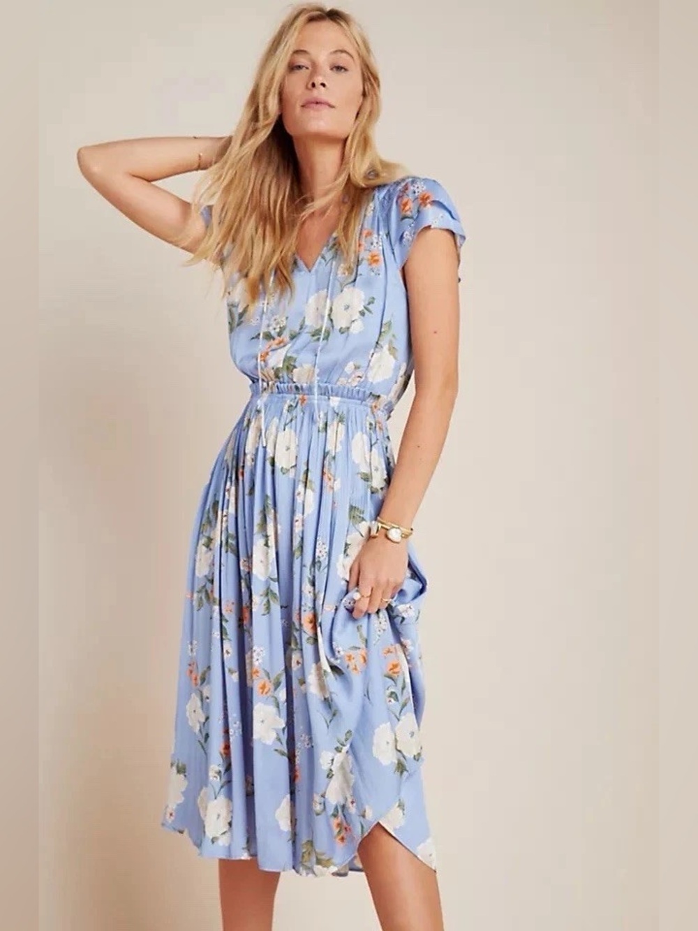 Anthropologie Felicity midi dress